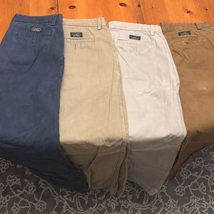 4 pairs of Banana Republic khakis.